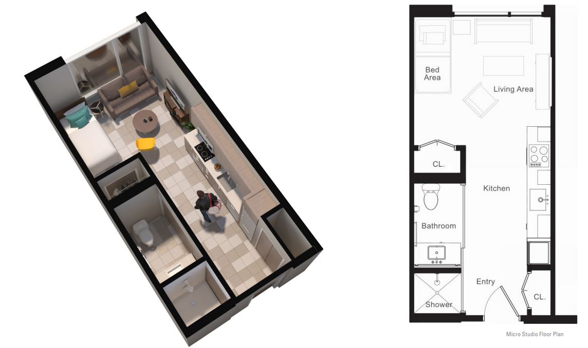 studio floorplan