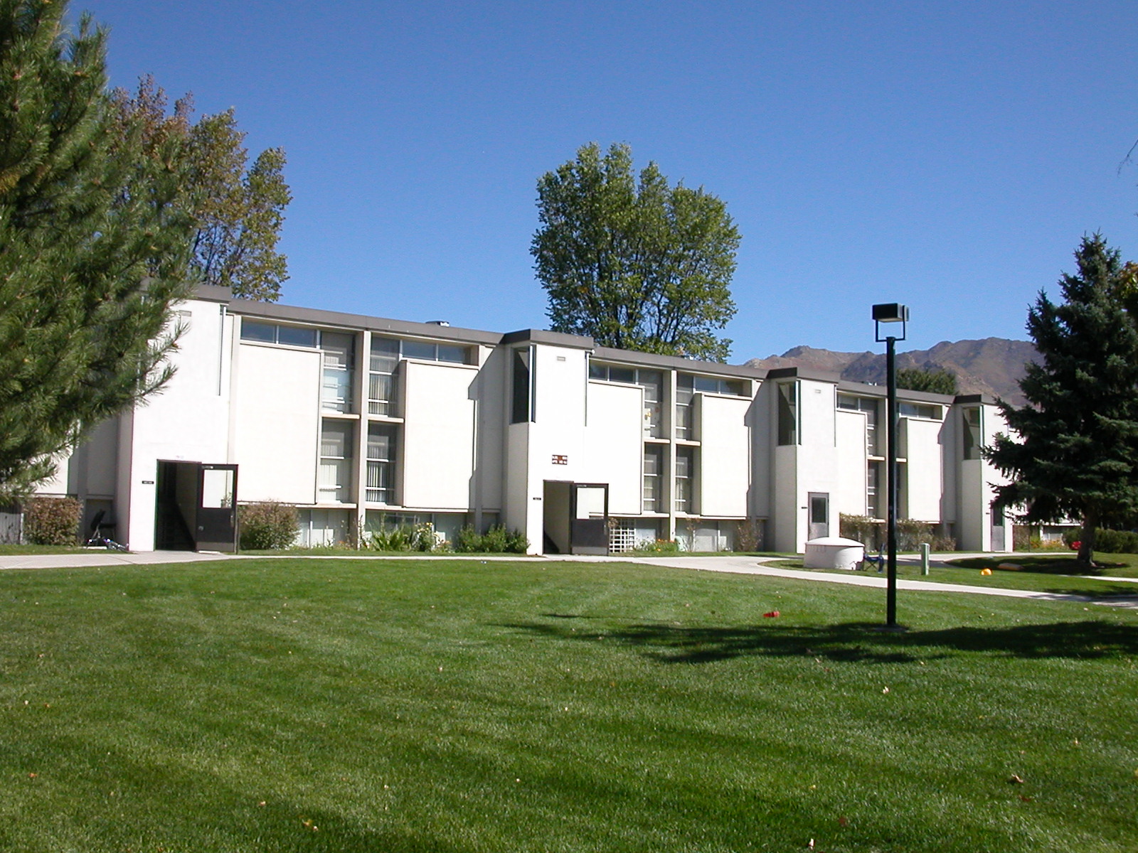 exterior apartment building